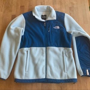 North face Denali fleece jacket, women’s medium, light blue/blue